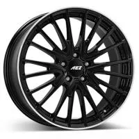 Aez BERLIN BLACK BLACK/POLISHED LIP 7.5 x 19 / 5 x 112 ET49 CB66.6