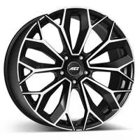 Aez LEIPZIG DARK BLACK/POLISHED 10.5 x 22 / 5 x 112 ET43 CB66.6