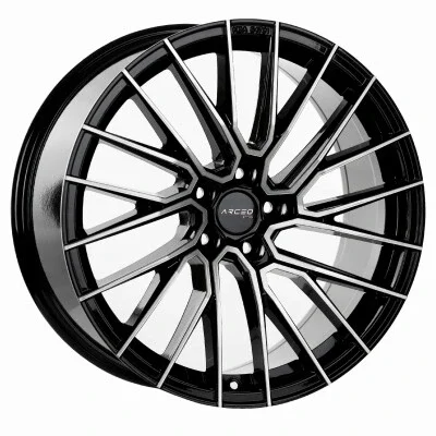Arceo stars ASW02 45 BP könnyűfém kerékt. 8.5 x 19 / 5 x 112 ET45 CB73.1 Fekete polír