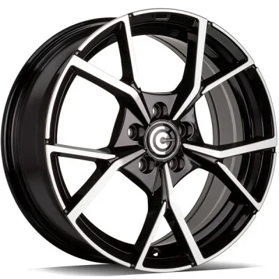 Carbonado Predator 38 BP könnyűfém kerékt. 6.5 x 15 / 5 x 100 ET38 CB57.1 Fekete polír