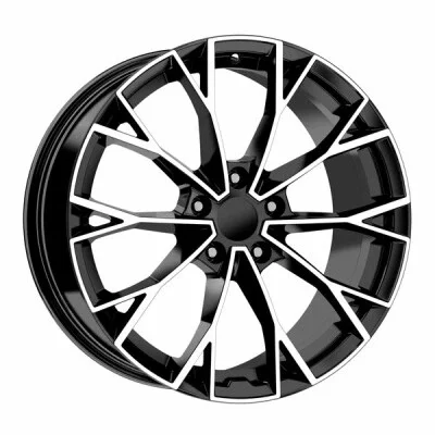 Kormetal DY1736 BP könnyűfém kerékt. 6.5 x 16 / 5 x 98 ET35 CB58.1 Fekete polír