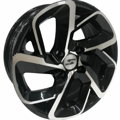 Silverline Pompey 25 BP könnyűfém kerékt. 6.5 x 15 / 4 x 108 ET25 CB65.1 Fekete polír